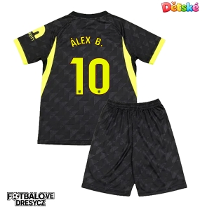 Atletico Madrid Alex Baena #10 Dětské Venkovní dres komplet 2026-27 Krátký Rukáv (+ trenýrky)